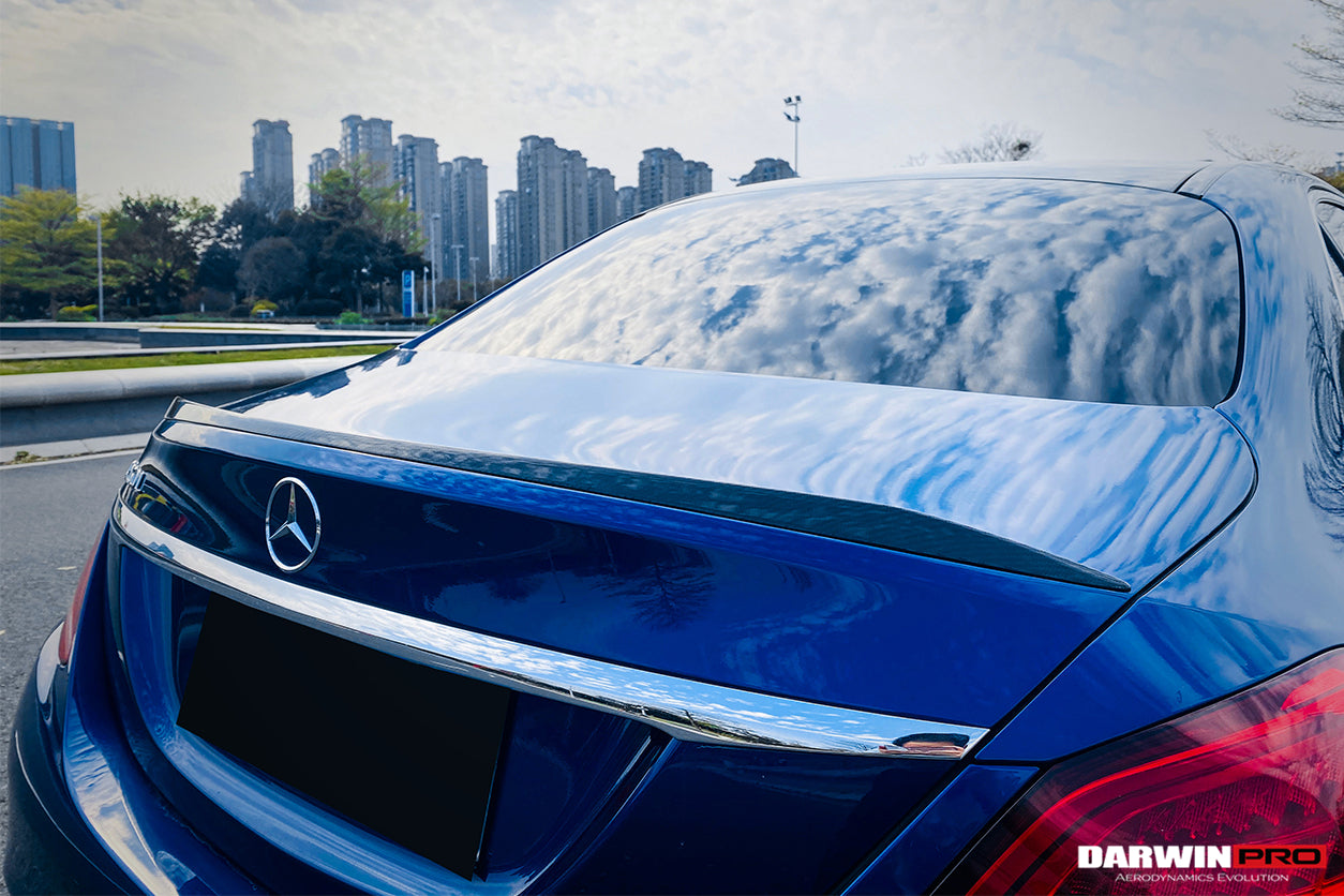 2015-2021 Mercedes Benz C-Class W205 Sedan Trunk Spoiler - DarwinPRO Aerodynamics
