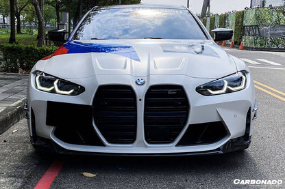 2021-UP BMW M3 G80 M4 G82/G83 MP Style Carbon Fiber Front Canards - Carbonado