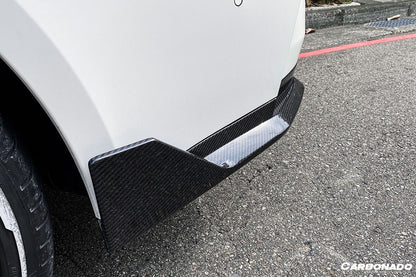 2021-UP BMW M4 G82/G83 MP Style Carbon Fiber Qual Rear Lip with Caps - Carbonado Aero