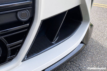 2021-UP BMW M3 G80 M4 G82 G83 MP Style Carbon Fiber Front Bumper Air Vents - Carbonado Aero