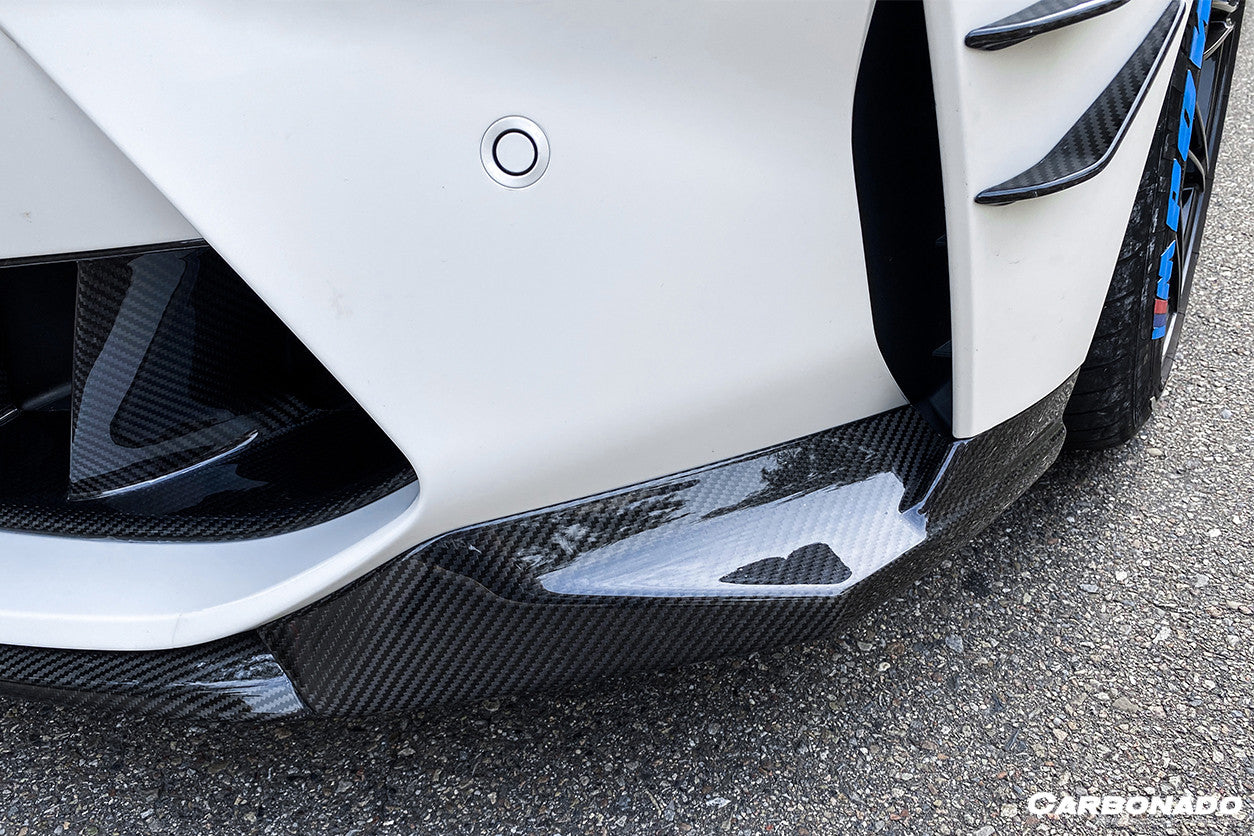 2021-UP BMW M3 G80 M4 G82/G83 MP Style Carbon Fiber Front Bumper Air Vents - Carbonado