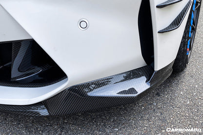 2021-UP BMW M3 G80 M4 G82/G83 MP Style Carbon Fiber Front Bumper Air Vents - Carbonado