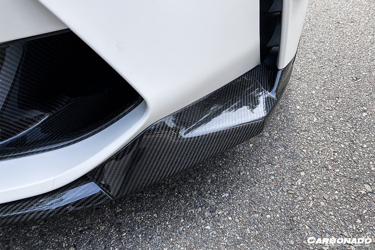 2021-UP BMW M3 G80 M4 G82/G83 MP Style Carbon Fiber Front Bumper Air Vents - Carbonado
