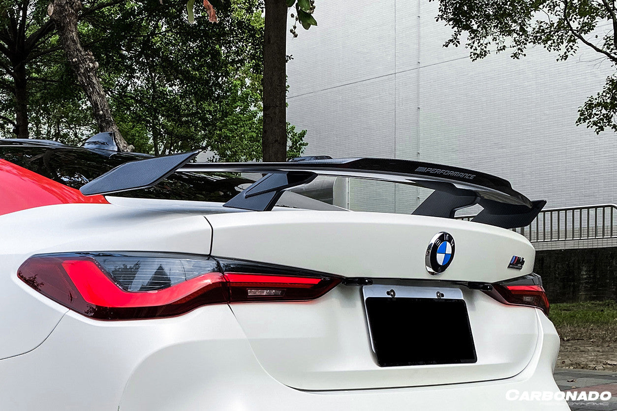 2021-UP BMW M3 G80 M4 G82/G83 G20/G22 3/4 SERISE MP Style Carbon Fiber Trunk Spoiler - Carbonado