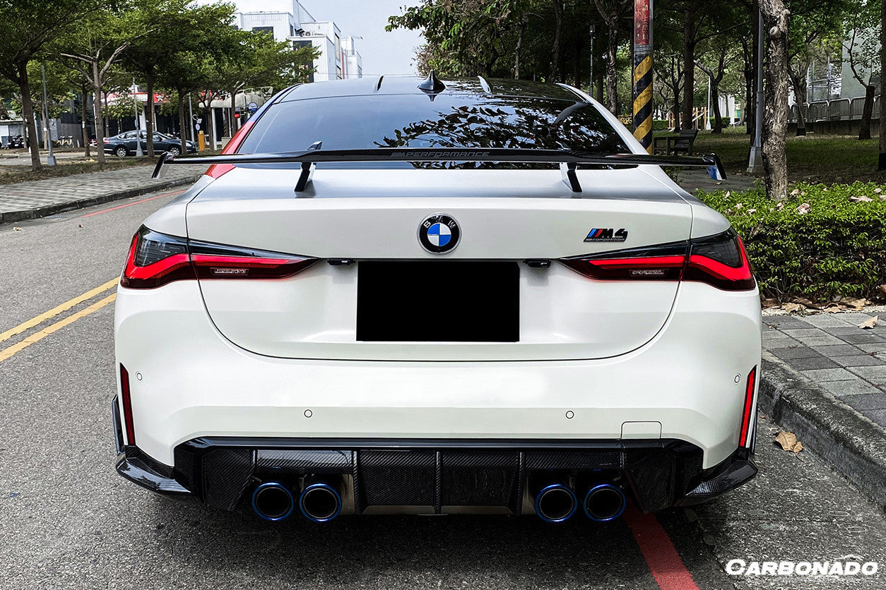 2021-UP BMW M3 G80 M4 G82/G83 G20/G22 3/4 SERISE MP Style Carbon Fiber Trunk Spoiler - Carbonado