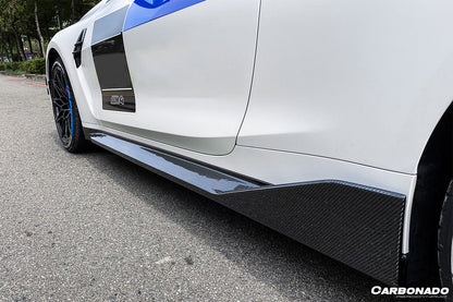 2021-UP BMW M4 G82/G83 MP Style Carbon Fiber Side Skirts - Carbonado