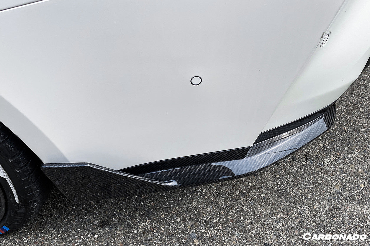 2021-UP BMW M4 G82/G83 MP Style Carbon Fiber Rear Caps - Carbonado