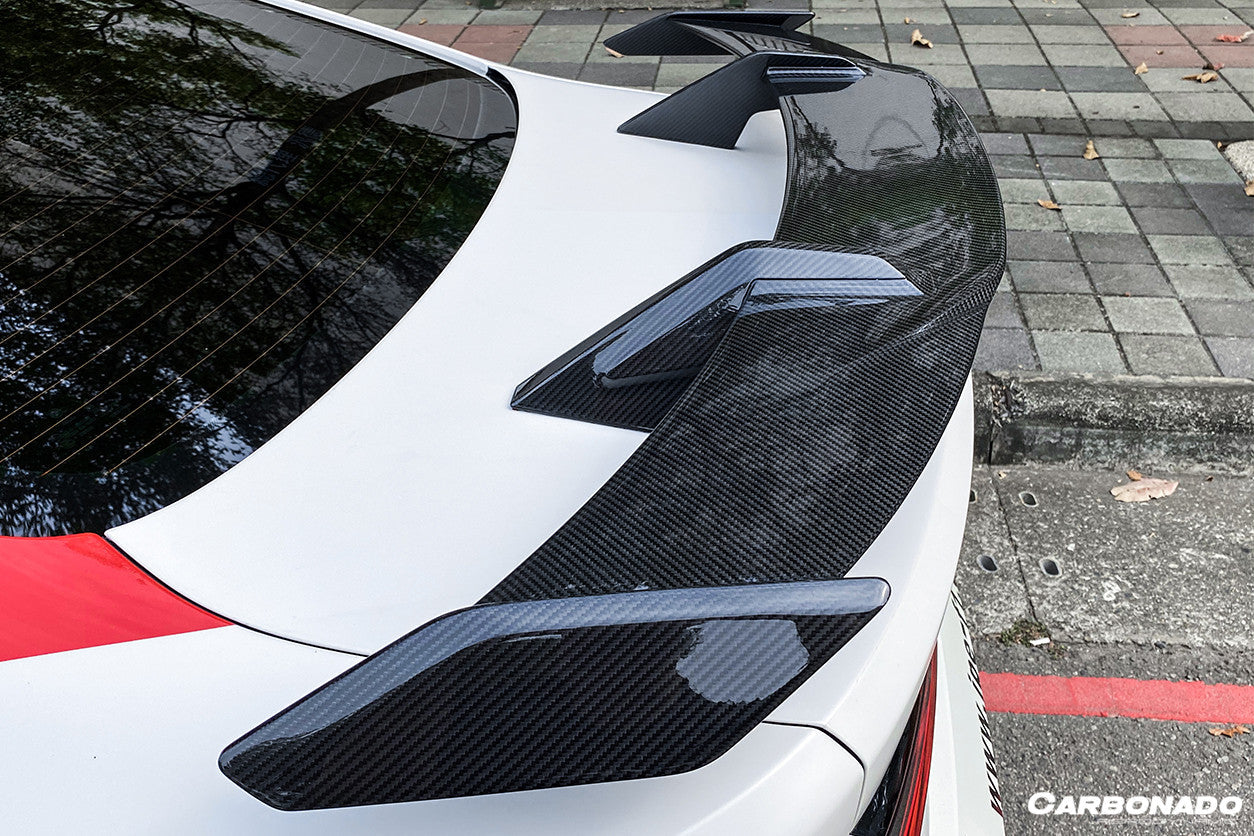 2021-UP BMW M3 G80 M4 G82/G83 G20/G22 3/4 SERISE MP Style Carbon Fiber Trunk Spoiler - Carbonado