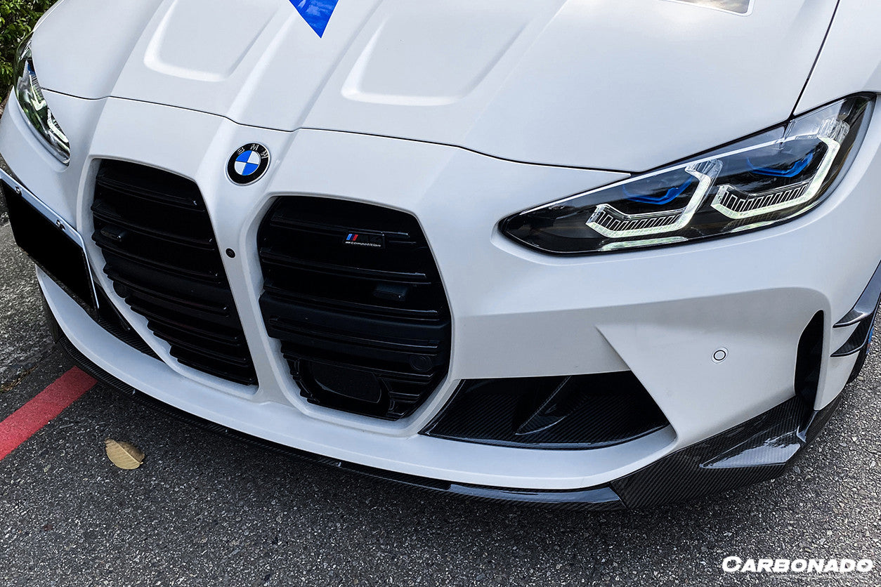 2021-UP BMW M3 G80 M4 G82/G83 MP Style Carbon Fiber Front Bumper Air Vents - Carbonado