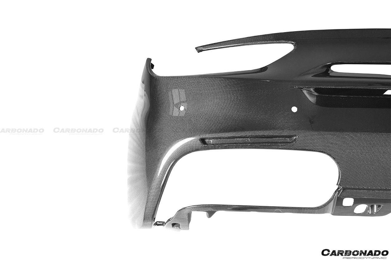 2015-2020 Ferrari 488 GTB Spyder OE Style Carbon Fiber Rear Bumper - Carbonado Aero