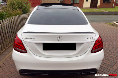 2015-2021 Mercedes Benz C-Class W205 Sedan Trunk Spoiler - DarwinPRO Aerodynamics