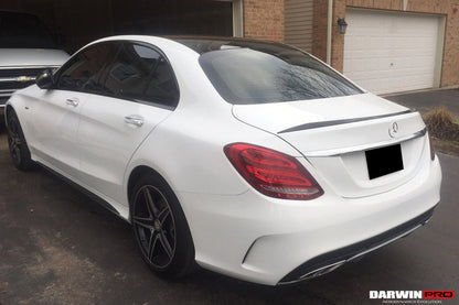 2015-2021 Mercedes Benz C-Class W205 Sedan Trunk Spoiler - DarwinPRO Aerodynamics