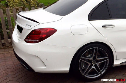 2015-2021 Mercedes Benz C-Class W205 Sedan Trunk Spoiler - DarwinPRO Aerodynamics
