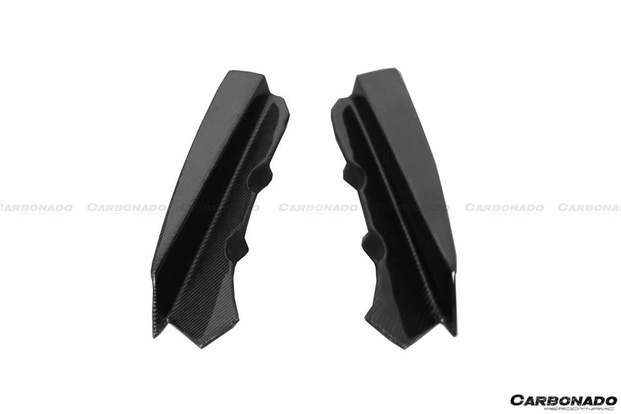 2014-2020 BMW M3 F80 & M4 F82 SM Style Carbon Fiber Rear Caps - Carbonado