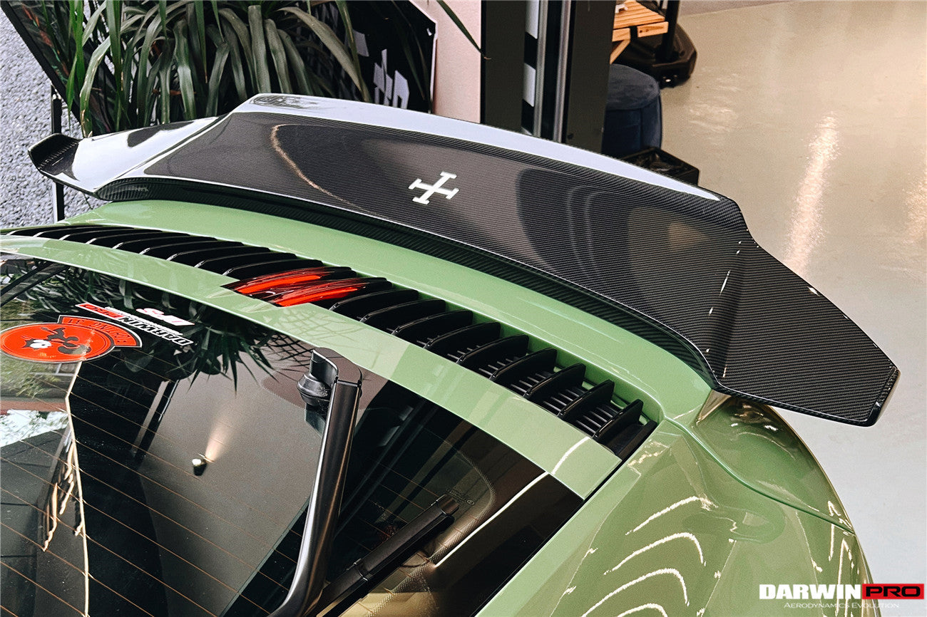 2019-2023 Porsche 911 992 Carrera S/4/4S BKSSII Style Trunk Wing - DarwinPRO Aerodynamics