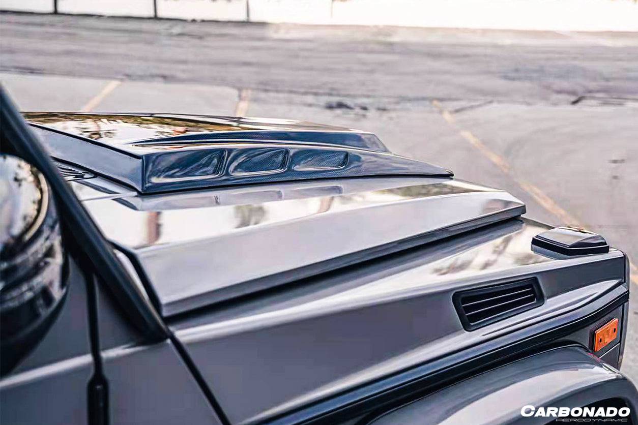 2003-2018 Mercedes Benz W463 G Wagon BRS Style Autoclave Carbon FIber Hood Scoop - Carbonado
