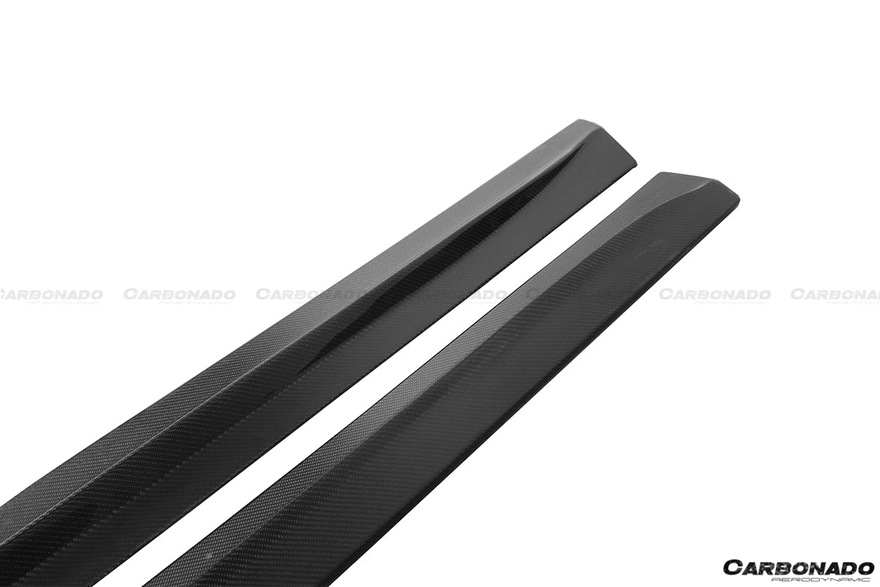 2014-2020 BMW M4 F82 SM Style Carbon Fiber Side Skirts - Carbonado