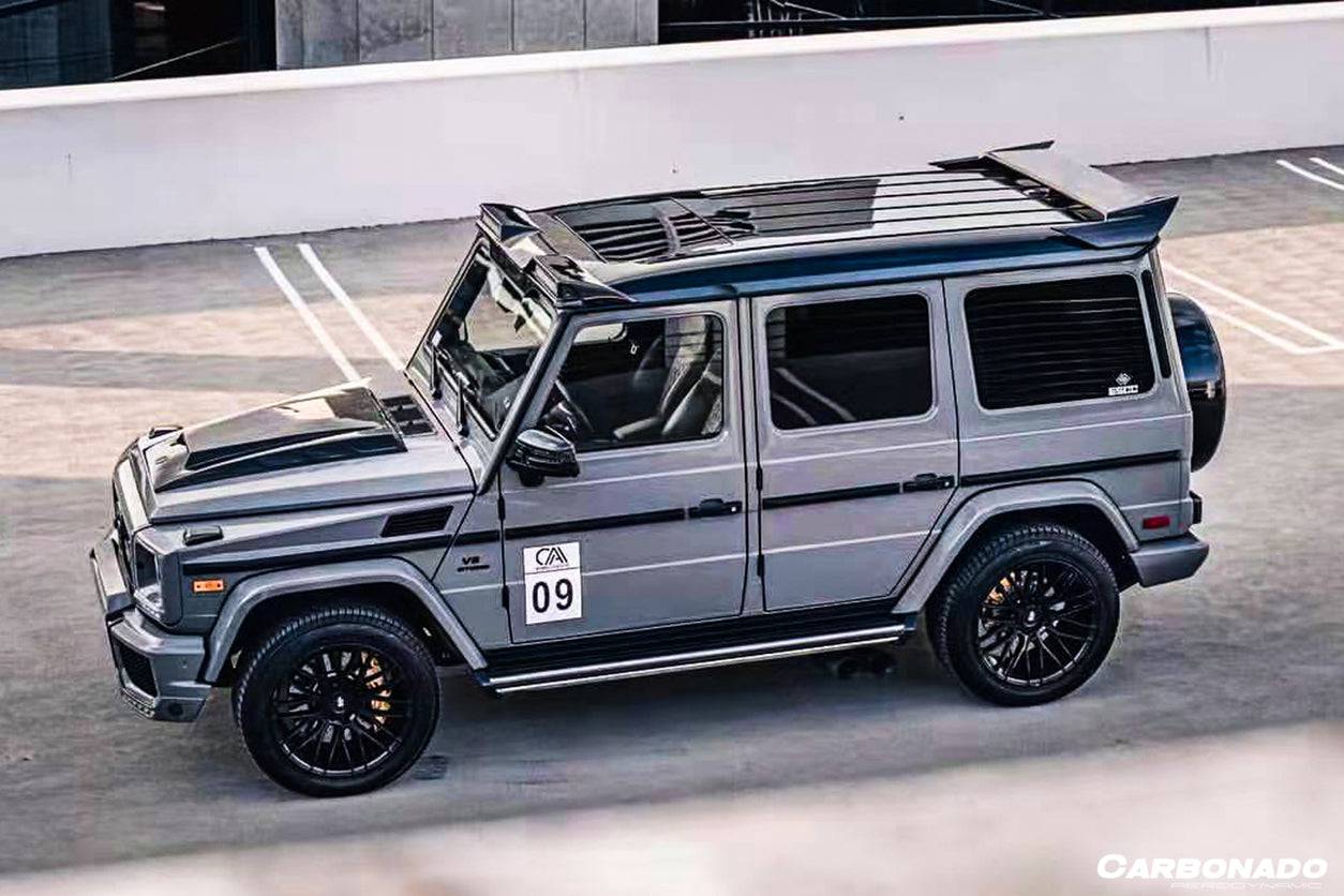 2003-2018 Mercedes Benz W463 G Wagon BRS Style Autoclave Carbon FIber Hood Scoop - Carbonado Aero