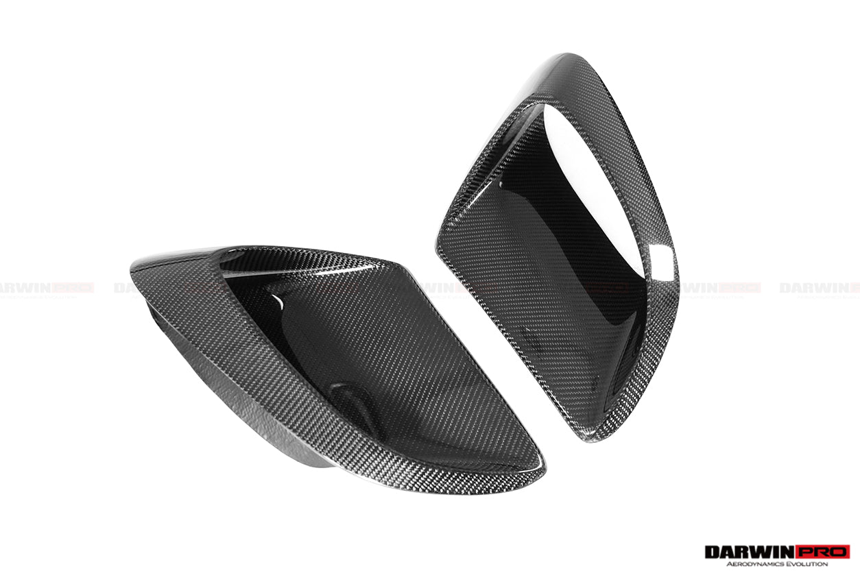 2013-2019 Porsche 991 Turbo/S GT2RS Style Carbon Fiber Quarter Panel Side Scoops - DarwinPRO Aerodynamics