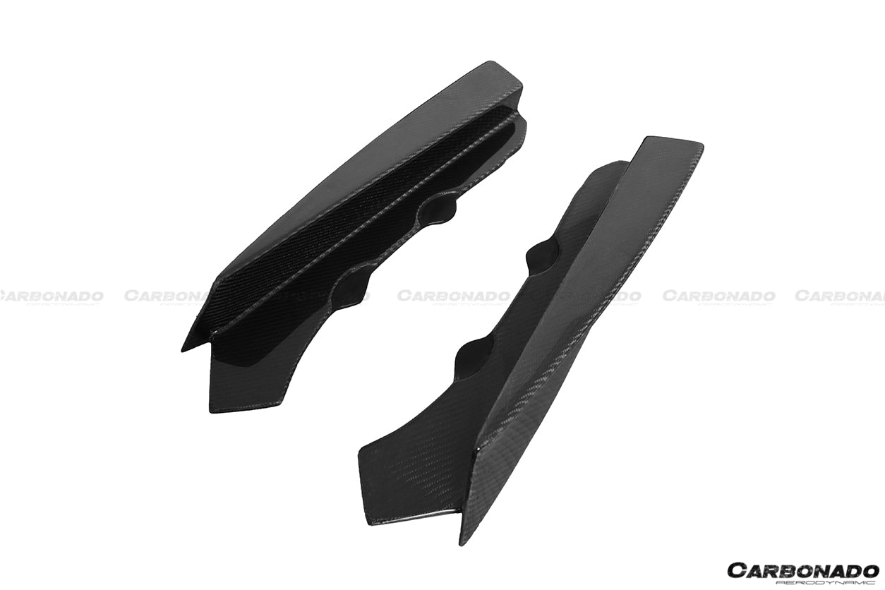 2014-2020 BMW M3 F80 & M4 F82 SM Style Carbon Fiber Rear Caps - Carbonado
