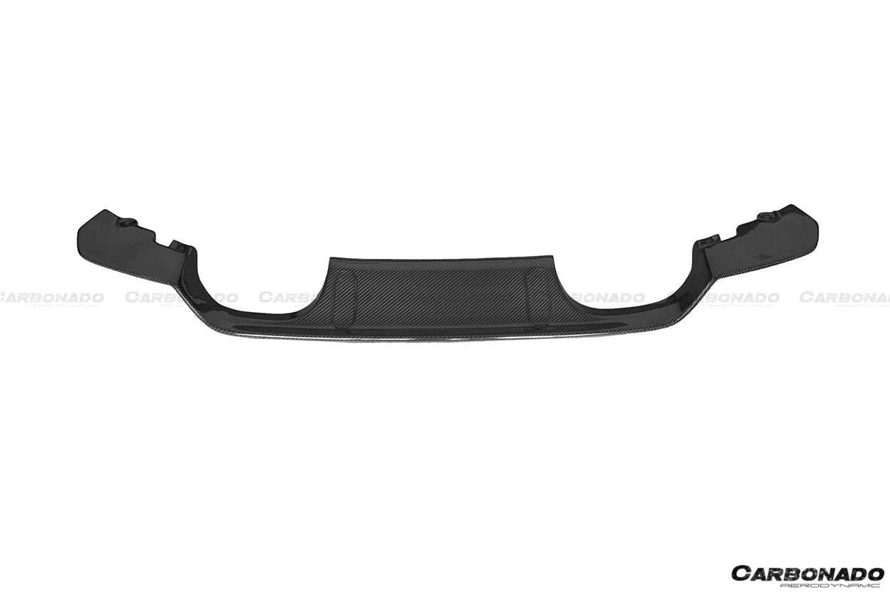 2014-2020 BMW M3 F80 & M4 F82 SM Style Carbon Fiber Rear Lip - Carbonado
