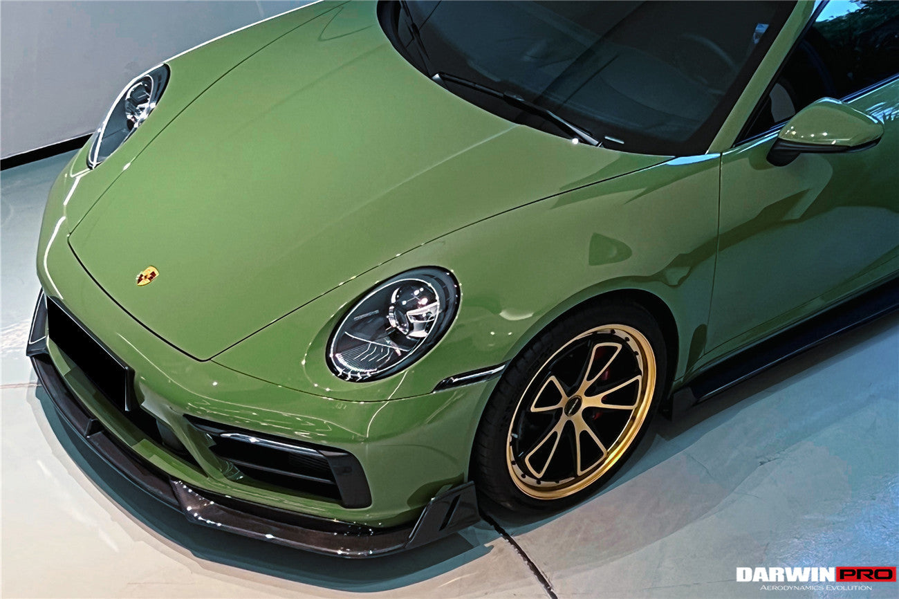 2019-2023 Porsche 911 992 Carrera/Targa S/4/4S SD-Sport Design Modl BKSS Style Front Lip - DarwinPRO Aerodynamics