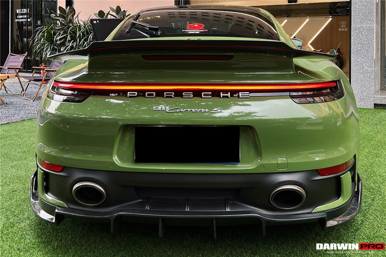 2019-2023 Porsche 911 992 Carrera/Targa S/4/4S SD-Sport Design Modl BKSS Style Rear Lip - DarwinPRO Aerodynamics