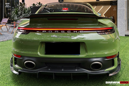 2019-2023 Porsche 911 992 Carrera/Targa S/4/4S SD-Sport Design Modl BKSS Style Rear Lip - DarwinPRO Aerodynamics