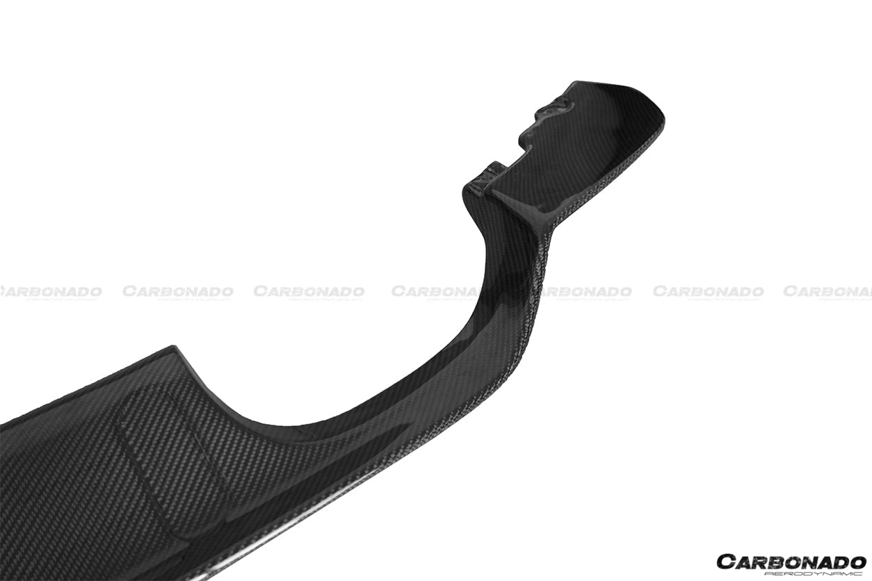 2014-2020 BMW M3 F80 & M4 F82 SM Style Carbon Fiber Rear Lip - Carbonado