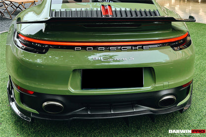 2019-2023 Porsche 911 992 Carrera/Targa S/4/4S SD-Sport Design Modl BKSS Style Rear Lip - DarwinPRO Aerodynamics