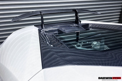 2015-2020 Lamborghini Huracan LP610/LP580 Performante Style Carbon Trunk Spoiler and Engine Hood - DarwinPRO Aerodynamics