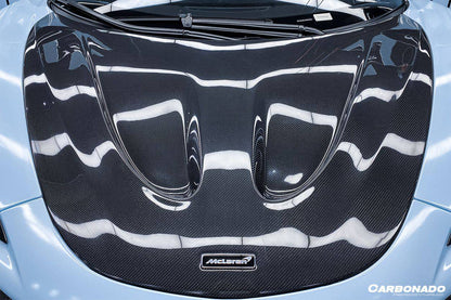 2018-2021 McLaren 540c 570s 600lt P1 Style Carbon Fiber Hood - Carbonado Aero