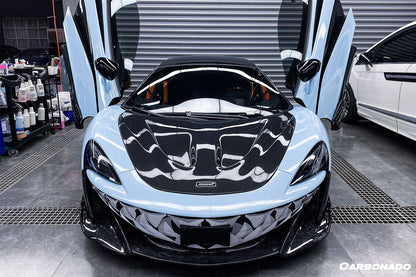 2018-2021 McLaren 540C/570S/600LT P1 Style Carbon Fiber Hood - Carbonado