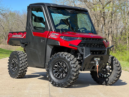 AXE WHEELS ATLAS UTV GLOSS BLACK MILLED 20x7 ET10 4x156 (Square Set of 4)