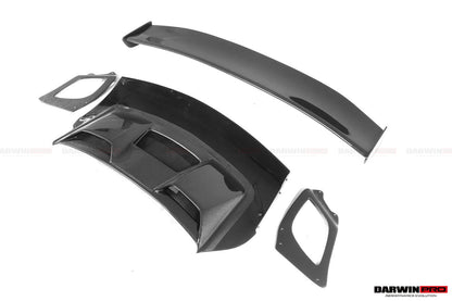 DarwinPRO 2013-2019 Porsche 911 991.1 & 991.2 Turbo & S GT2RS Style Carbon Fiber Trunk Spoiler Wing