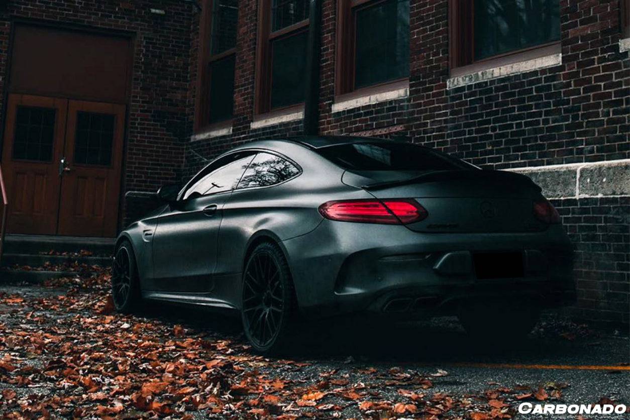2015-2021 Mercedes Benz W205 C63 C-Class Coupe PS Style Trunk Spoiler - Carbonado