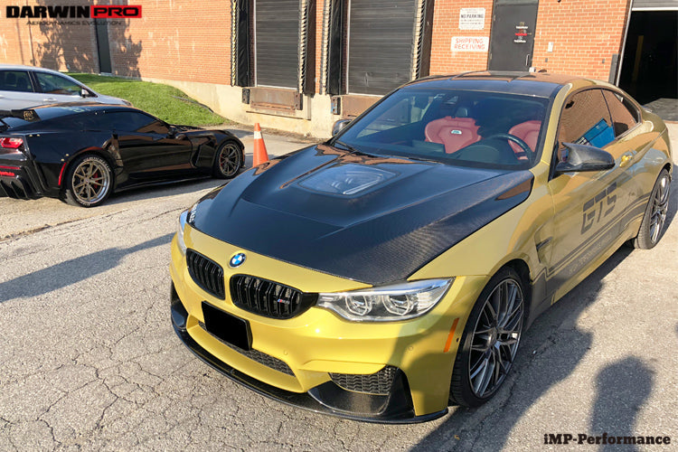 2014-2020 BMW M3/M4 IMP Performance Partial Carbon Fiber Hood - DarwinPRO Aerodynamics