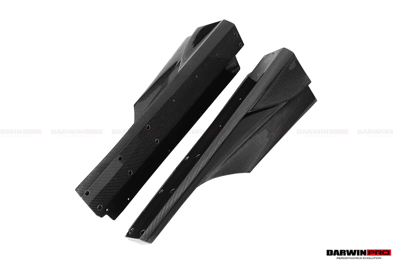 2017-2021 McLaren 720s Se²NWB Style Carbon Fiber Side Skirts - DarwinPRO Aerodynamics
