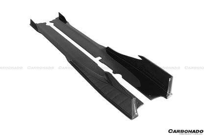 2015-2020 Lamborghini Huracan LP610/LP580 MD Style Carbon Fiber Side Skirts - Carbonado