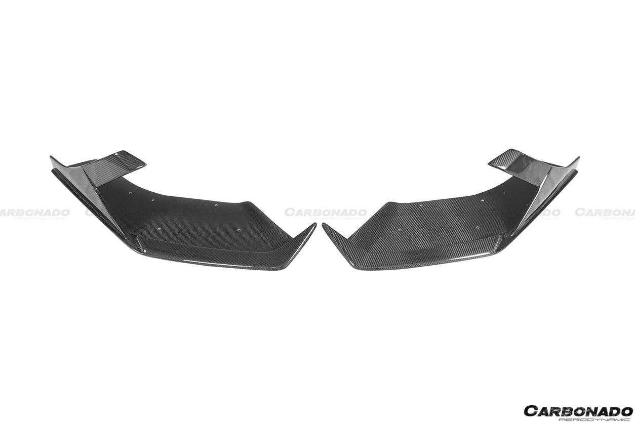 2015-2020 Lamborghini Huracan LP610 MD Style Carbon Fiber Front Lip - Carbonado