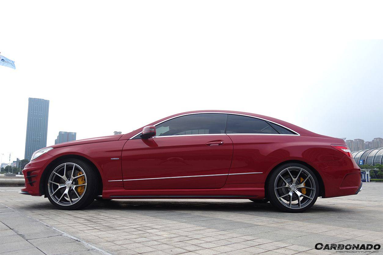 2010-2016 Mercedes Benz E Class W207 Coupe PD Style Side Skirts - Carbonado Aero