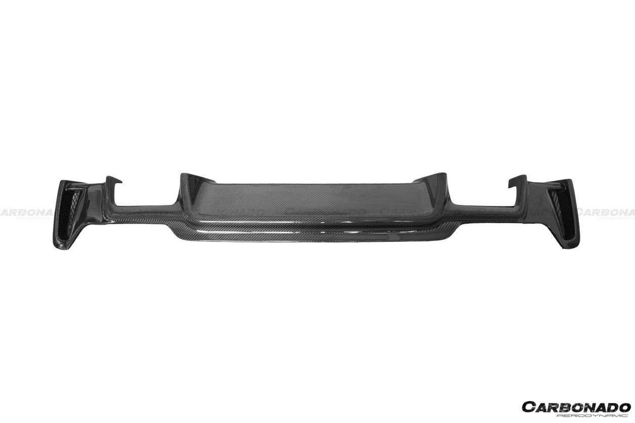 2013-2020 BMW 4 Series F32 F33 ECC Style Carbon Fiber Rear Lip (For M-Tech Only ) - Carbonado Aero