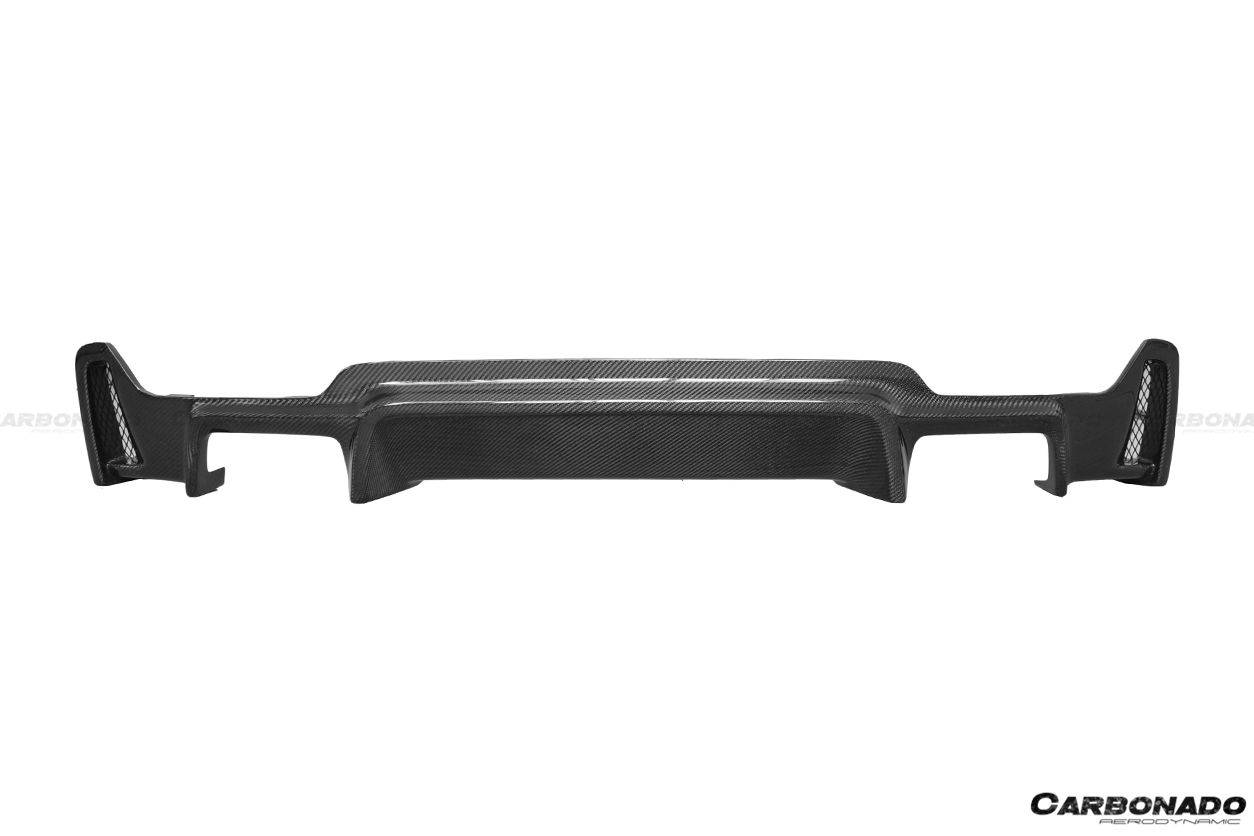 2013-2020 BMW 4 Series F32 F33 ECC Style Carbon Fiber Rear Lip (For M-Tech Only ) - Carbonado Aero
