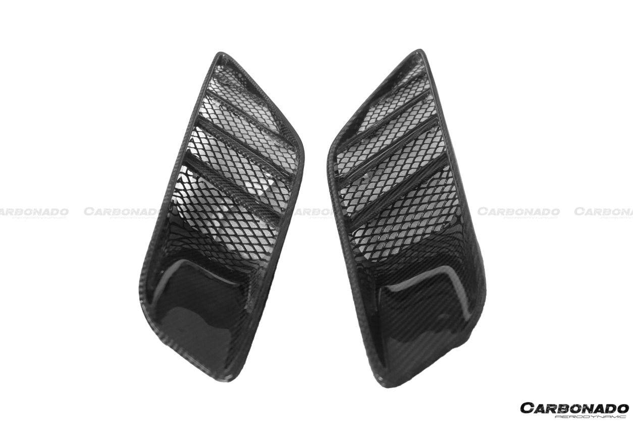 2013-2019 Corvette C7 Z51 OE Style Carbon Fiber Rear Quarter Panel Vent - Carbonado Aero