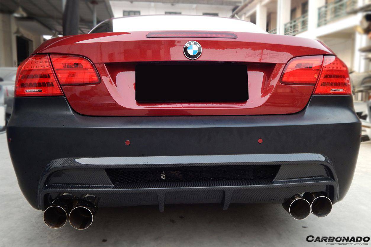 2008-2013 BMW 3 Series E92 E93 Coupe VRS Style Rear Bumper - Carbonado