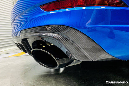 2019-2020 Audi RS3 Sedan OE Style Carbon Fiber Rear Lip - Carbonado Aero