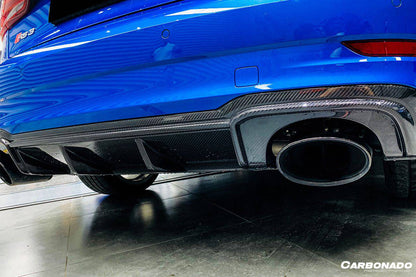 2019-2020 Audi RS3 Sedan OE Style Carbon Fiber Rear Lip - Carbonado Aero