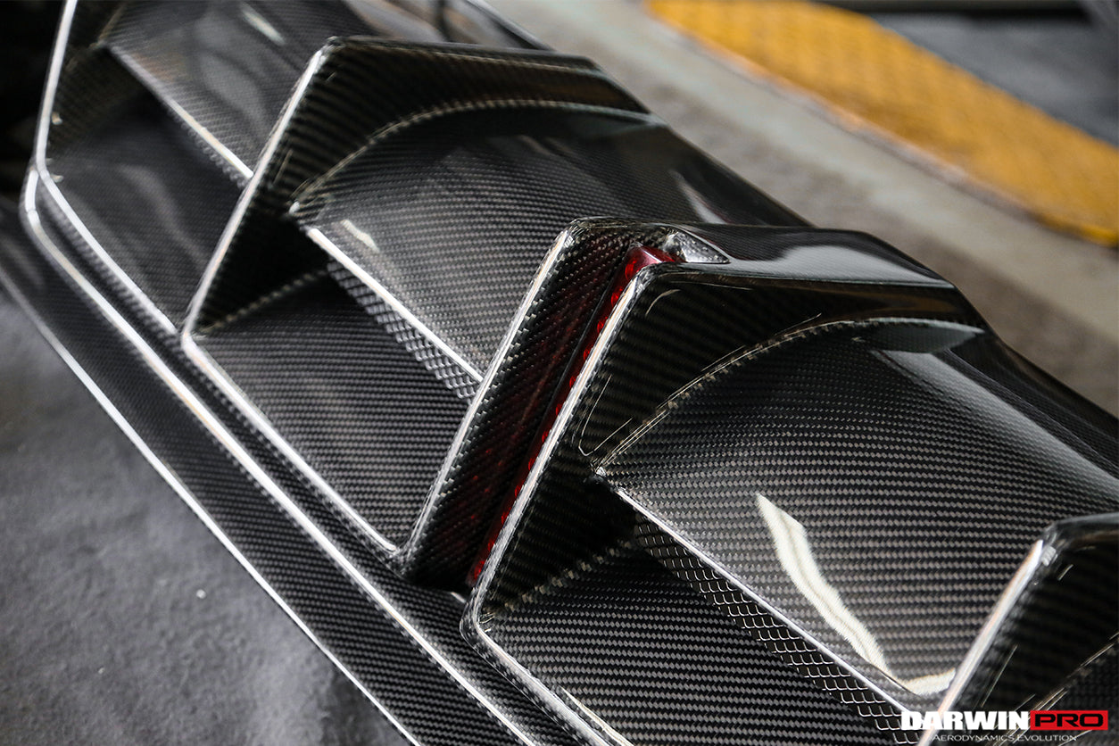 2017-2022 Audi RS4 B9 BKSS Style Rear Diffuser w/ Caps - DarwinPRO Aerodynamics