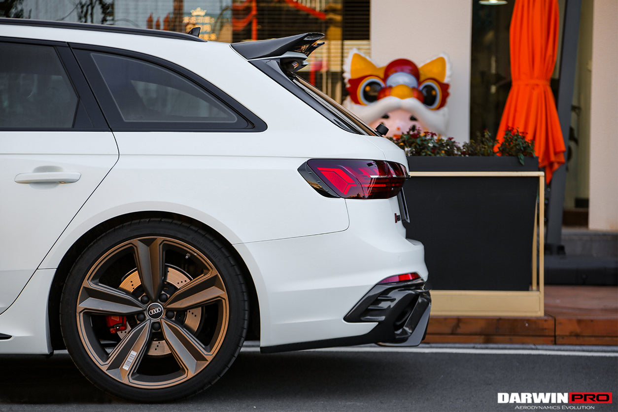 2017-2022 Audi RS4 B9 BKSS Style Rear Diffuser w/ Caps - DarwinPRO Aerodynamics