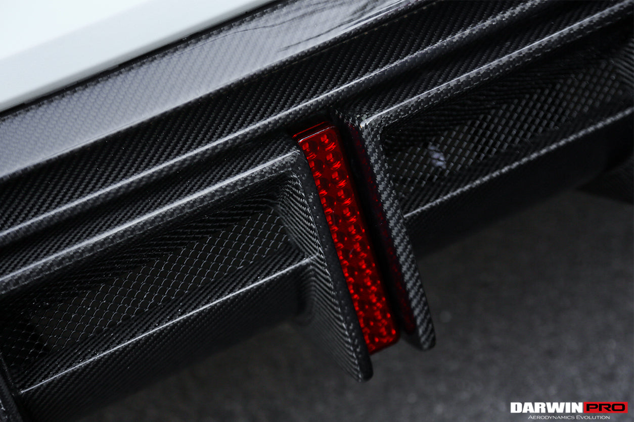2017-2022 Audi RS4 B9 BKSS Style Rear Diffuser w/ Caps - DarwinPRO Aerodynamics